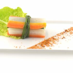 Bâtonnets de légumes vapeur, et son lien végétal